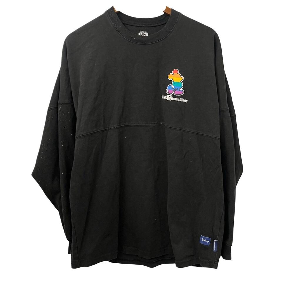 Disney Pride Collection Spirit Jersey Rainbow Mickey Walt Disney World Medium